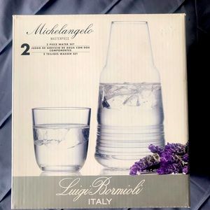 NIB 2 piece water set